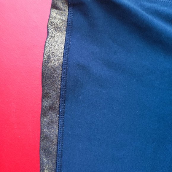 RBX leggings black with gold design women's size M - Picture 5 of 7